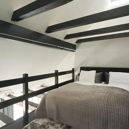 Unique 2 Bedroom Duplex W Exposed Beams In Cph Apartment