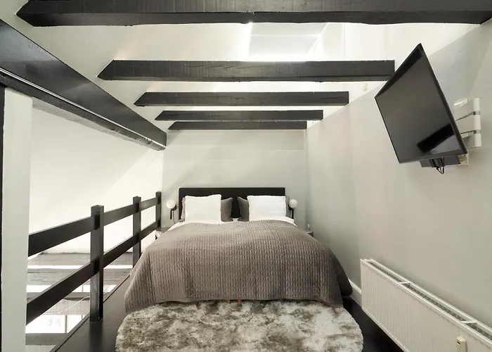 Unique 2 Bedroom Duplex W Exposed Beams In Cph * Koppenhága