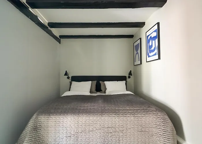 Unique 2 Bedroom Duplex W Exposed Beams In Cph *