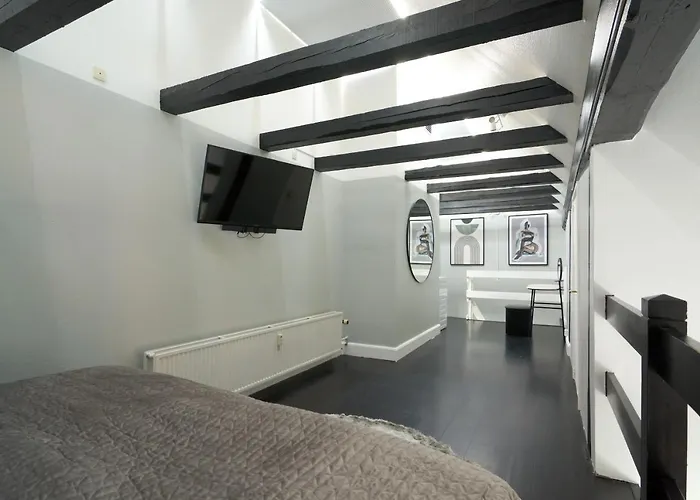 Unique 2 Bedroom Duplex W Exposed Beams In Cph Koppenhága