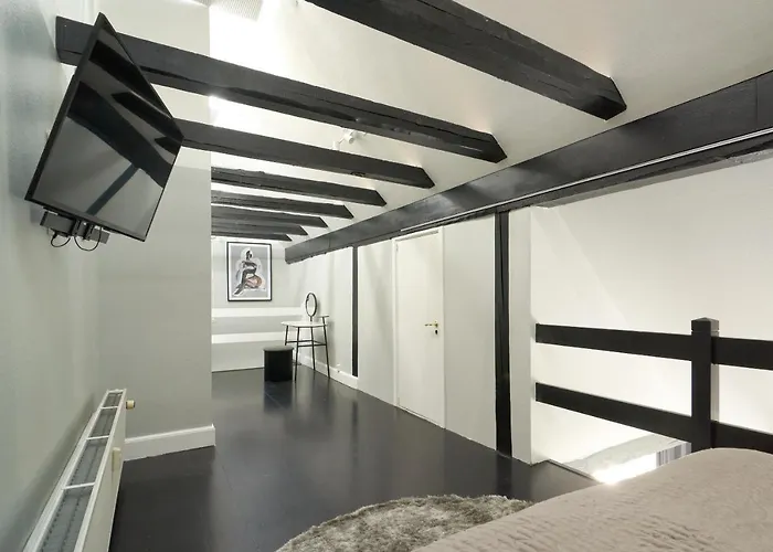 Unique 2 Bedroom Duplex W Exposed Beams In Cph * Koppenhága