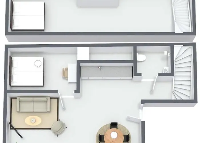 Unique 2 Bedroom Duplex W Exposed Beams In Cph Apartman *